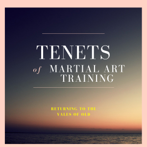 * Tenets of Martial Art Training