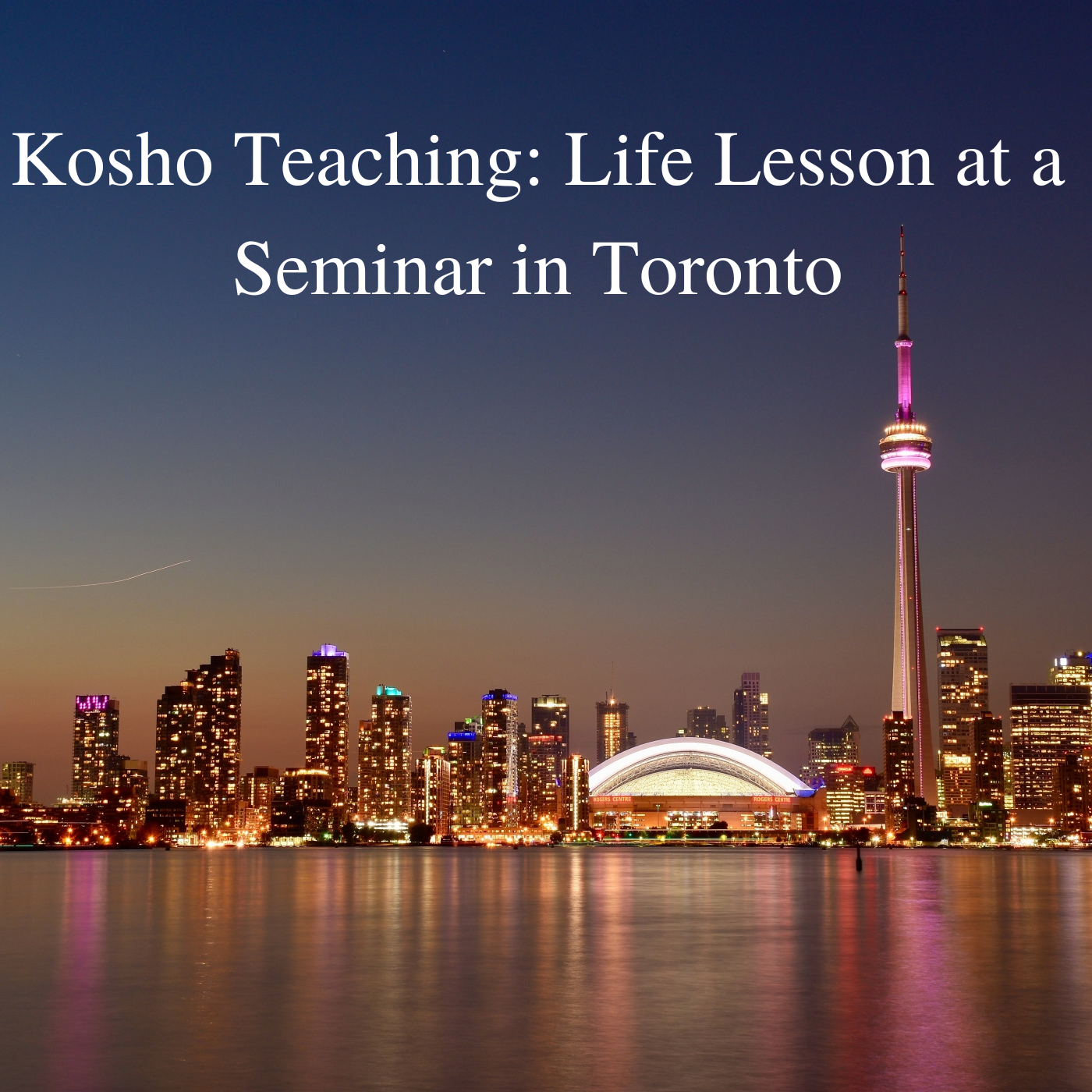 Kosho Teaching a Life Lesson