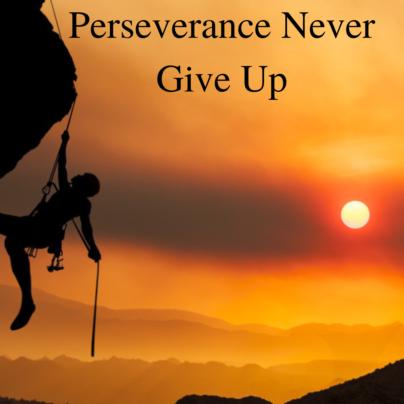 Perseverance Never Give Up