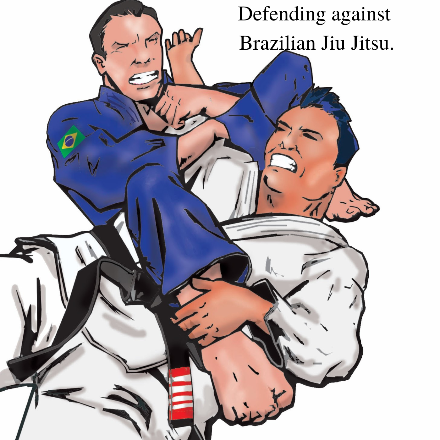 Defending against Brazilian Jiu Jitsu.